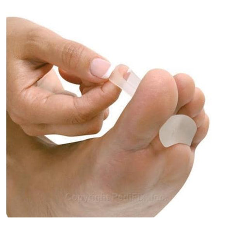 Pedifix, Inc Crest Pad Visco-Gel Toe Gel/Mineral Oil Translucent Sz OSFA Universal 3/Pk - 3035