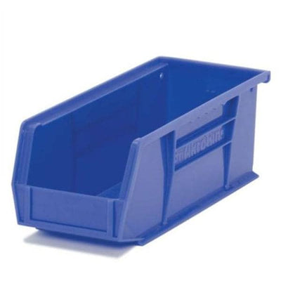 Marketlab Bin Organizer 5-1/2x10-7/8x5" Blue Heavy Duty Polymer With Label Slot Eachch - 6003-BL