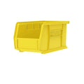 Akro Bin Storage AkroBins 10-7/8x5-1/2x5" Yellow Polymer With Label Holder 12/Cr - Mils - 30230YELLO