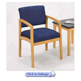 Lesro Industries Chair Guest Lenox 22-1/2x26x31-1/2" Grade 4 Wood Finish Specify Color Each - LW1101