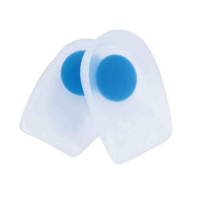 Alimed, Inc Cup Heel Silicone White/Blue Size Small 1/Pr - 60814/NA/SM