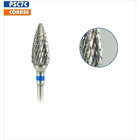 Medicool Bur 3/32" Coarse Small Cone Swiss Carbide Each - PSC7C