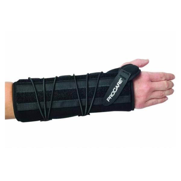 DJO, Inc Brace Procare Quick-Fit Adult Wrist/Forearm Flt/Nyl Blk Sz 10 OSFA Rt/Univ Each - 79-87500