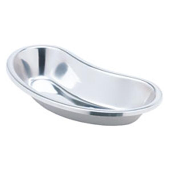 Miltex Basin Emesis 10oz Stainless Steel Kidney 3-3/4x7-7/8" Silver Eachch - Integra Miltex - 3-918