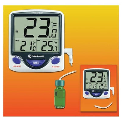 Fisher Scientific Co. Traceable Lab Thermometer ABS Plastic -50 to 70°C Each - 14648233