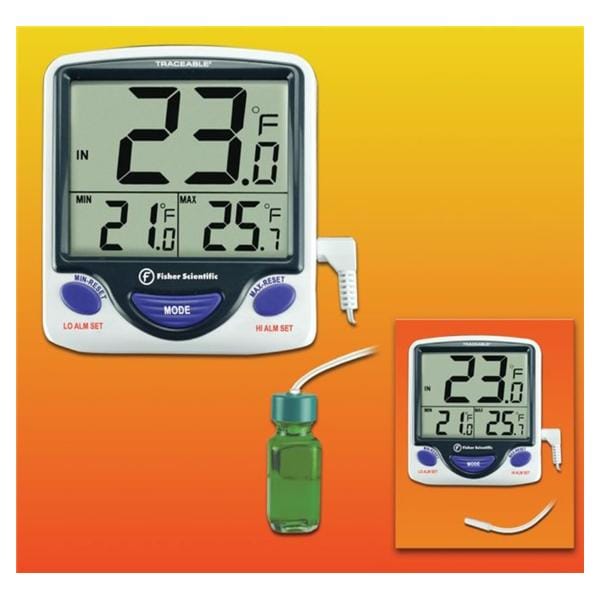 Fisher Scientific Co. Traceable Lab Thermometer ABS Plastic -50 to 70°C Each - 14648233
