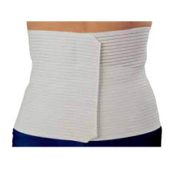 BSN Medical, Inc Binder Compression Actimove Short Abdominal Foam/Elastic White Size 9" Large Each - 7281901