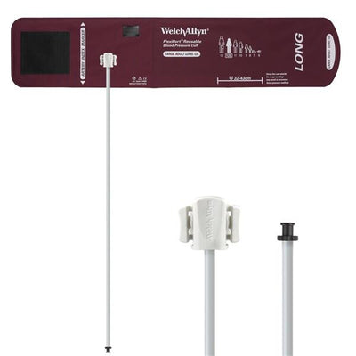 Welch Cuff Blood Pressure FlexiPort 32-43cm Lg Adlt Size 12L Arm Long Burgundy Eachch - Allyn - REUSE-12L-1TP