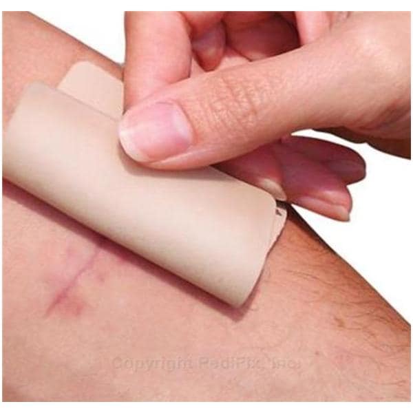Pedifix, Inc Sheeting Visco-Gel Silicone/Fabric Topcover 2.5x3" Adhesive Beige 10/Pk - 805