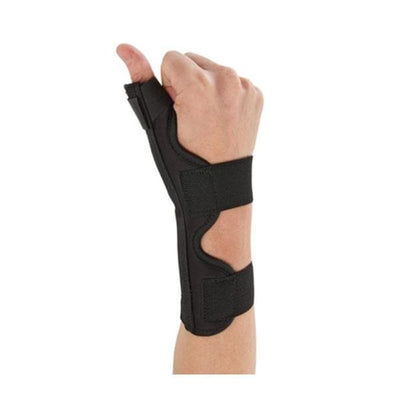 Ossur America Splint Thumb Elastic Black Size One Size Fits All Universal Each - Royce Medical - 30000