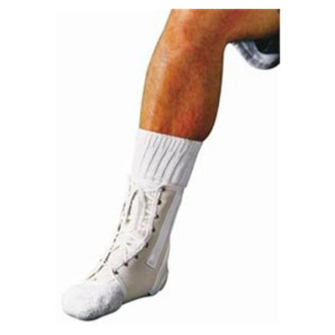 Deroyal Industries Inc Support Compression Ankle Cotton/Elastic White Size Small 3" Each - 4007-01