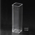 Globe Scientific Cuvette, Spectrophotometer, Square, 4.5mL (10mm), UV Grade Methacrylate, 2 Clear Sides, 100 of Tray, 5 Trays of Unit - GS-111147