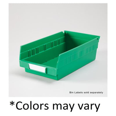 Health Care Logistics Bin Shelf 11-5/8x6-5/8x4" Red Polypropylene With Label Holder Eachch - 1445R