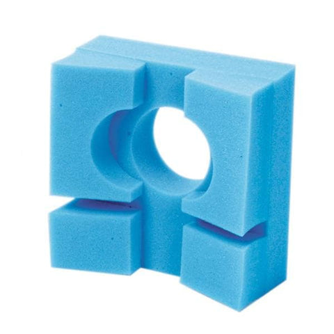 Alimed, Inc Positioner Headrest Head Richards Slotted Polyurethane Foam Blue 8x8.5x3.75 6/Ca - 930161
