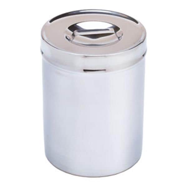 Miltex Jar Dressing 1/2qt Silver Stainless Steel Each - Integra Miltex - 3-953