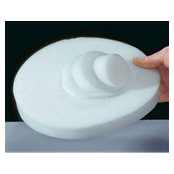 Alimed, Inc Positioner Cushion Flat Donut Polyfoam White 10x9x1" 36/Ca - 95-549