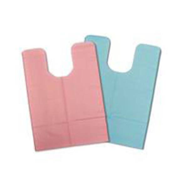 Tidi Products LLC Bib Oral Surgery Ultimate 18 in x 25 in Blue 3 Ply Tissue / Poly 250/Case - 917677
