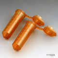 Globe Scientific 2mL, Microcentrifuge Tube, PP, Attached Flat Top Cap, Graduated, Amber, 500 of Bag, 10 Bags of Unit - GS-111552A