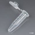Globe Scientific Microcentrifuge Tube, 0.5mL, PP, Attached Snap Cap, Graduated, Certified: Rnase, Dnase and Pryogen Free, 500/Stand Up Zip Lock Bag
