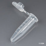 Globe Scientific Microcentrifuge Tube, 0.5mL, PP, Attached Snap Cap, Graduated, Certified: Rnase, Dnase and Pryogen Free, 500/Stand Up Zip Lock Bag