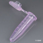 Globe Scientific Microcentrifuge Tube, 0.5mL, PP, Attached Snap Cap, Graduated, Certified: Rnase, Dnase and Pryogen Free, 500/Stand Up Zip Lock Bag