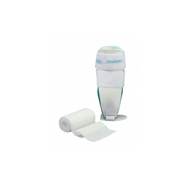 DJO, Inc Brace Support Aircast Air-Stirrup Plus Standard Ank Plstc Wht Sz Lg 10.5" Lft Each - 02ALP