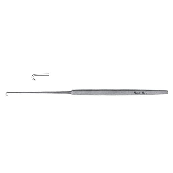 Miltex Hook Skin Cottle Meister-Hand 5-1/2" Deep Curve Serrated Handle SS Each - Integra Miltex - MH21-92