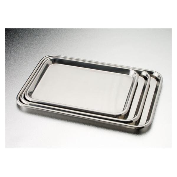 Dukal Corporation Tray Instrument Stainless Steel 13-5/8x9-3/4x5/8" 12/Ca - 4261