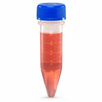 Globe Scientific Diamond Midi Centrifuge Tube, 5.0mL, PP, Assembled Red Screw Cap, Graduated, STERILE, 20 of Bag, 10 Bags of Unit