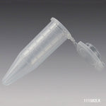 Globe Scientific Microcentrifuge Tube, PP, Attached Locking Snap Cap, Graduated, Natural, Lot Certified: Rnase, Dnase, Pryogen, ATP and Human DNA Free