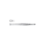 Miltex Forcep Tissue Singley Meister-Hand 9" Fenestrated Jaw Serrated Straight SS Each - Integra Miltex - MH6-214