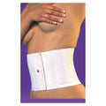 Summit Medical Binder Compression Adult Abdominal Elastic One Panel White Size 6" Medium Each - V-350-6-M