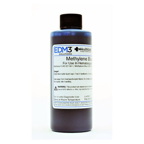 EDML, LLC Methylene Blue Stain 5% 4oz Each - 400492