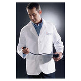 Medline Industries Inc Lab Coat Consultation 80% Polyester / 20% Cotton Poplin Mens White Sz 34 30" Each - MDT10WHT34E