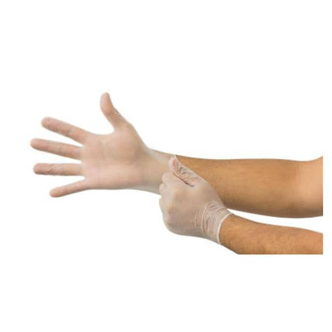 Microflex Inc Gloves Exam Derma Free Powder-Free Vinyl Latex-Free 9 in Large Clear 1000/Ca - DF-850-L