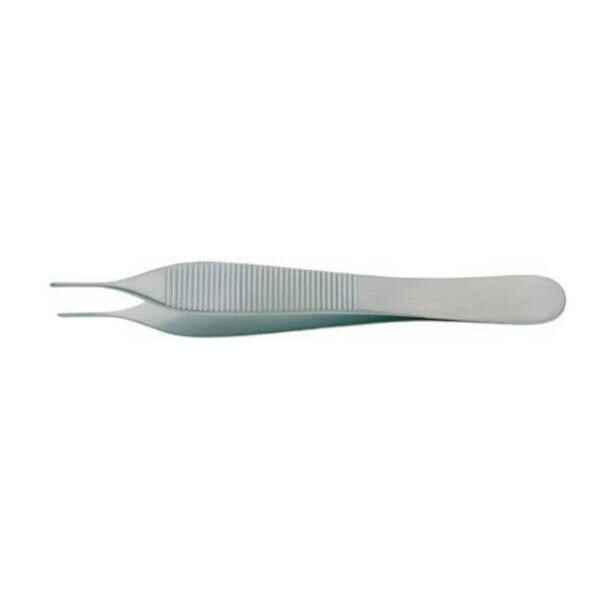 BR Surgical, LLC Forcep Micro Adson 4-3/4" 1x2 Teeth Stainless Steel Each - BR10-18612