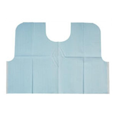 Tidi Products LLC Bib EveryDay Endo/Prophy 29 in x 21 in Lavender Tissue / Poly 100/Case - 917480