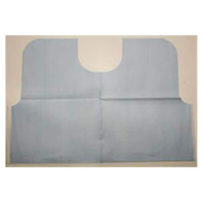 Tidi Products LLC Bib EveryDay Endo/Prophy 29 in x 21 in Blue Tissue / Poly 100/Case - 917483