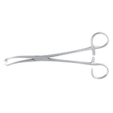 Miltex Forcep Seizing White Meister-Hand 7-1/2" Serrated Curved Stainless Steel Each - Integra Miltex - MH22-550