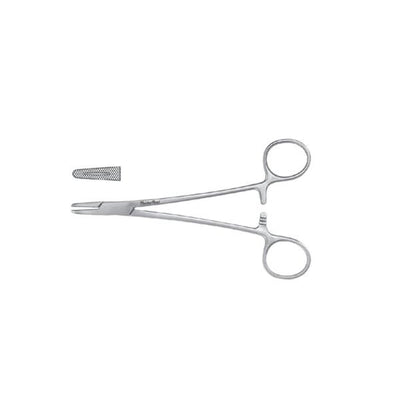 Miltex Holder Needle Mayo-Hegar Meister-Hand 7-1/4" Serrated Jaw Stainless Steel Each - Integra Miltex - MH8-46