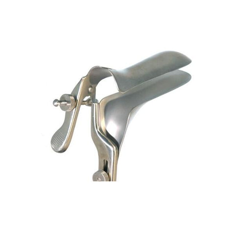 Medgyn Products Inc Speculum Vaginal Weisman-Graves 1-3/8"x4-3/4" Large Left Side Open SS Each - 030912-LG
