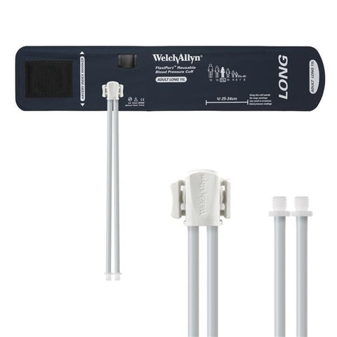 Welch Cuff Blood Pressure FlexiPort 25-34cm Adult Size 11 Arm Long Navy Blue Eachch - Allyn - REUSE-11L-2SC