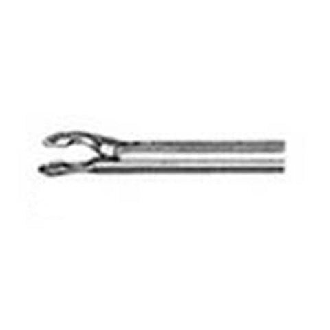 Miltex Forcep Eachr House 2-27/32" 0.6mm Cup 15 Degree Angle Mini Stainless Steel Each - Integra Miltex - 19-421