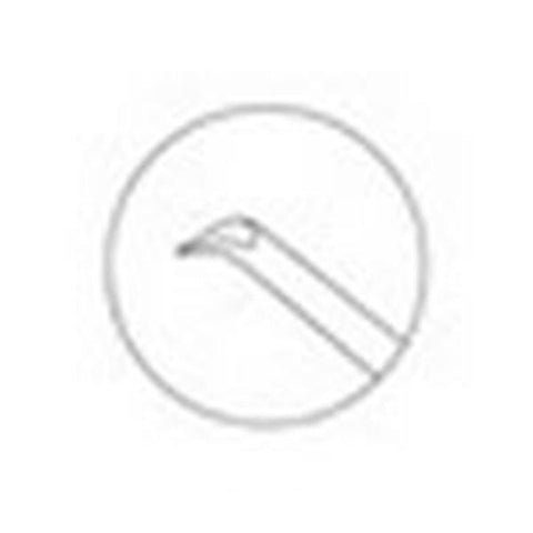 Miltex Pick House 6-7/32" Malleable Shaft/Octagonal Handle .25 Lng Pnt/30Deg Obts SS Each - Integra Miltex - 19-2511