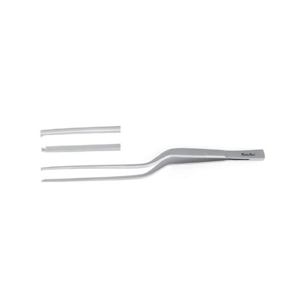 Miltex Forcep Dressing Cushing Meister-Hand 7-1/4" Scraper End 1x2 Teeth SS Each - Integra Miltex - MH6-192