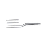 Miltex Forcep Dressing Cushing Meister-Hand 7-1/4" Scraper End 1x2 Teeth SS Each - Integra Miltex - MH6-192