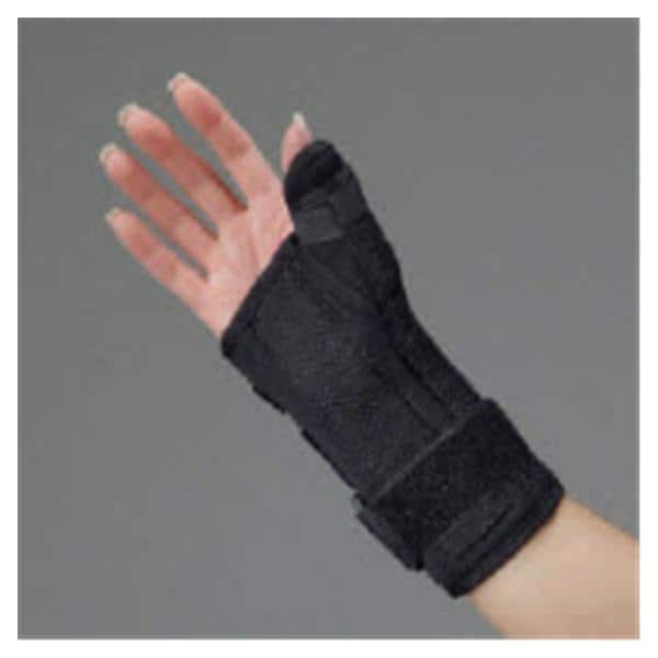 Deroyal Industries Inc Splint Wrist/Forearm Leatherette White Size 11" Small Left Each - 5021-07