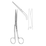 Miltex Scissors Surgical Cottle Meister-Hand 6-1/2" Rounded Angled Stainless Steel Each - Integra Miltex - MH21-610