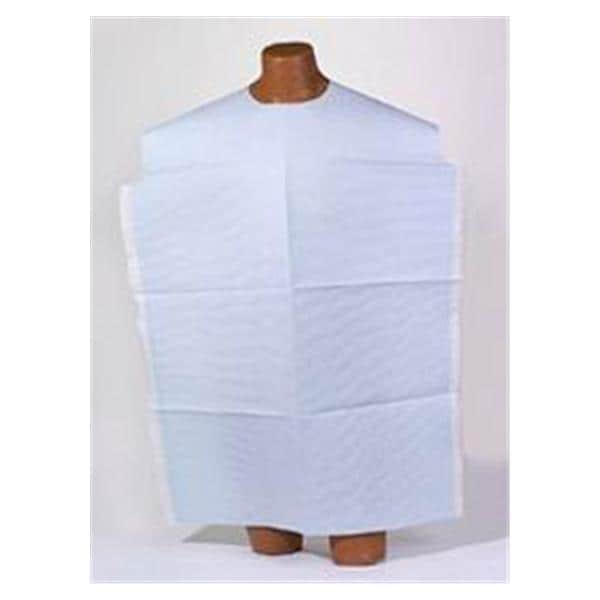 Tidi Products LLC Bib Oral Surgery EveryDay Oral Surgery 29 in x 42 in Blue Tissue / Poly 50/Case - 917493