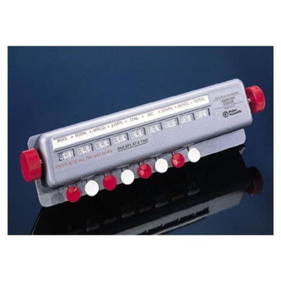 Tip Ind Hand Tally Cell Counter Metal W/ 9 Cntng Unt/Totalizing Bl/2 Rst Knb Each - 267014
